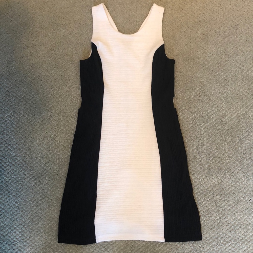Black and white dress